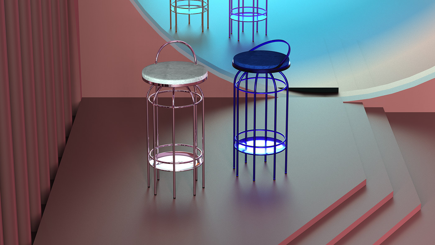 Bird Box，chair，stool，cage，