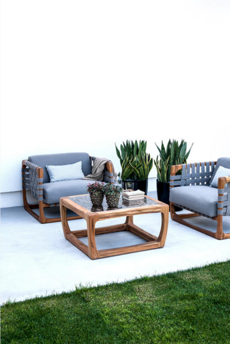 Jamie Durie，Riva，teak，outdoors，courtyard，