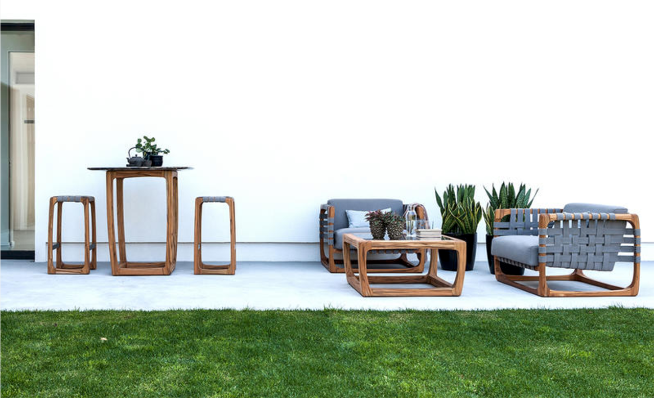 Jamie Durie，Riva，teak，outdoors，courtyard，