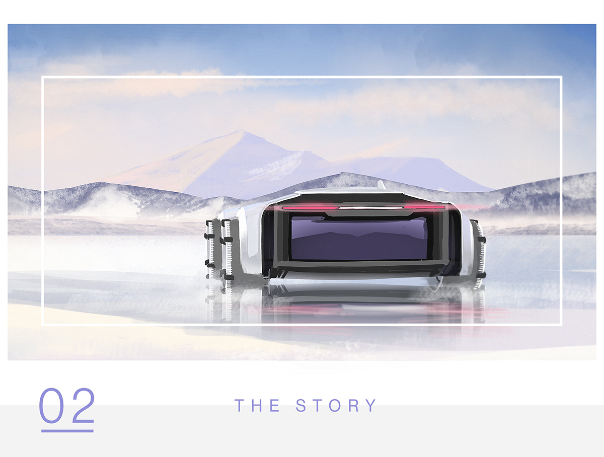 white，Automobile design，Land Rover ARC，