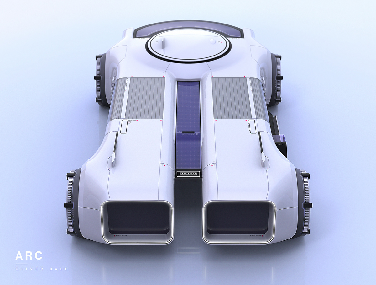 white，Automobile design，Land Rover ARC，