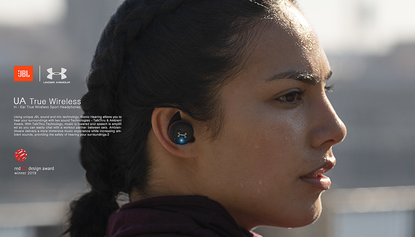 product design，industrial design，Red dot award，Wireless headset，jbl，headset，