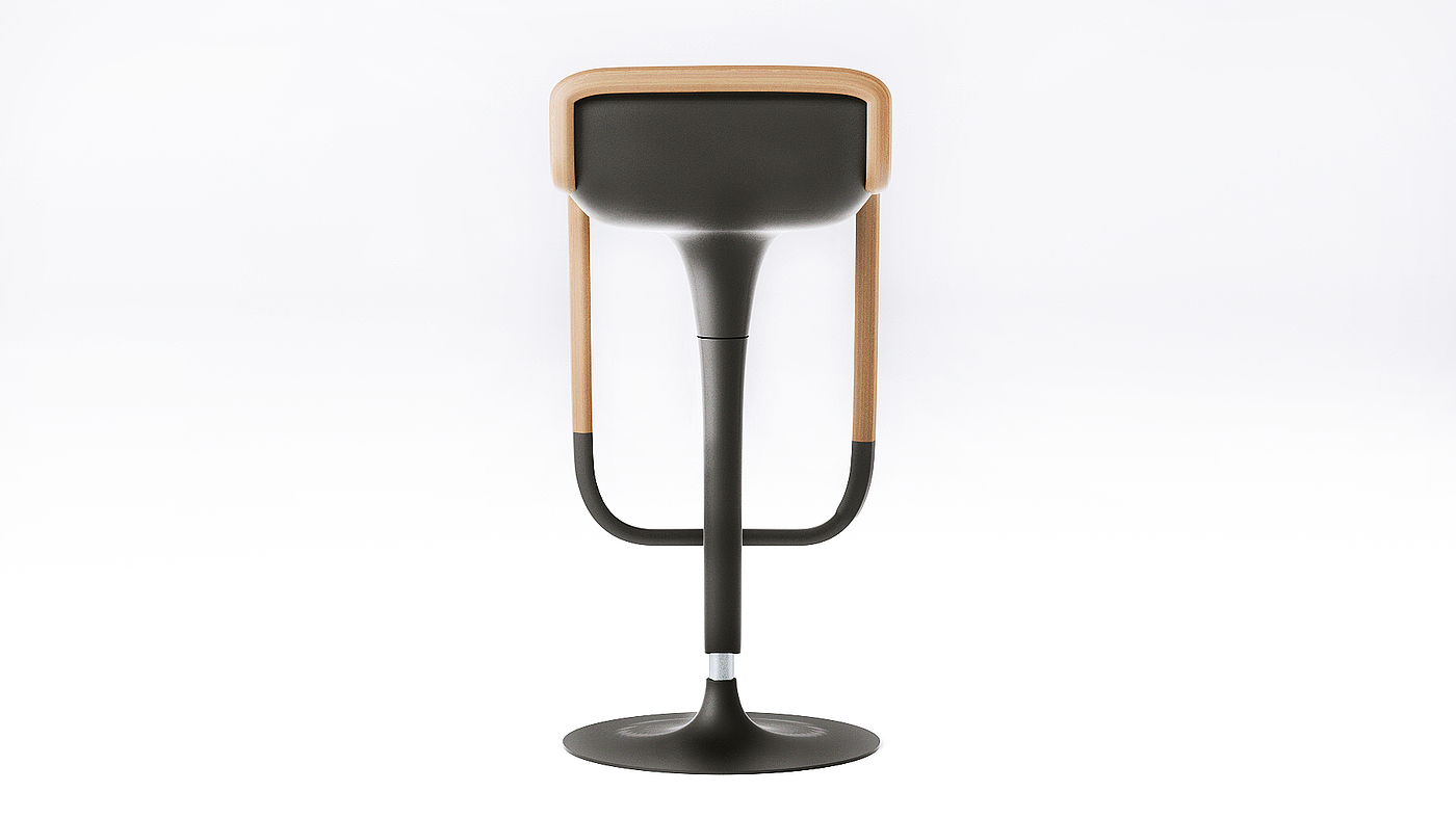 Metal，High chair，Olle，