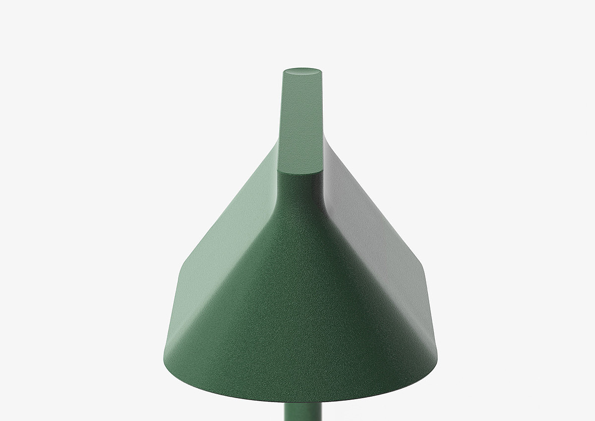 green，Desk lamp，ROOF，