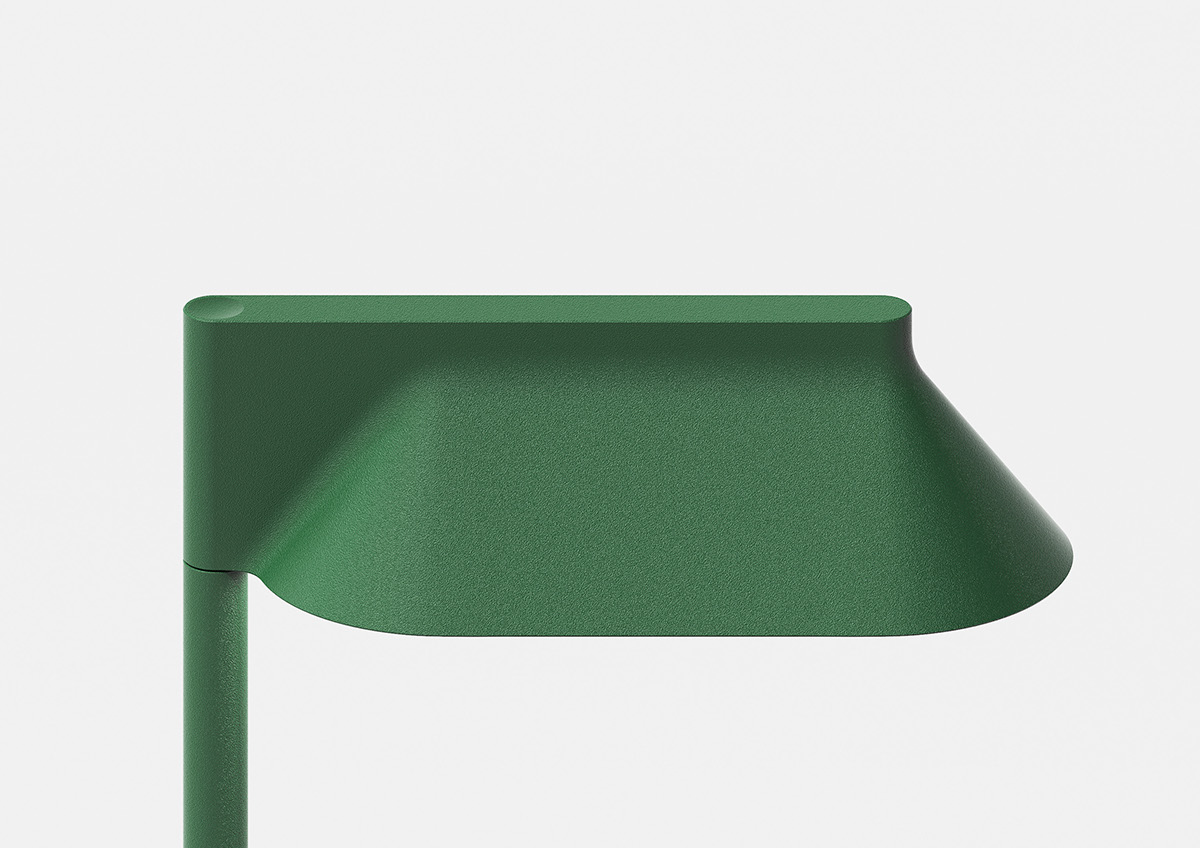 green，Desk lamp，ROOF，
