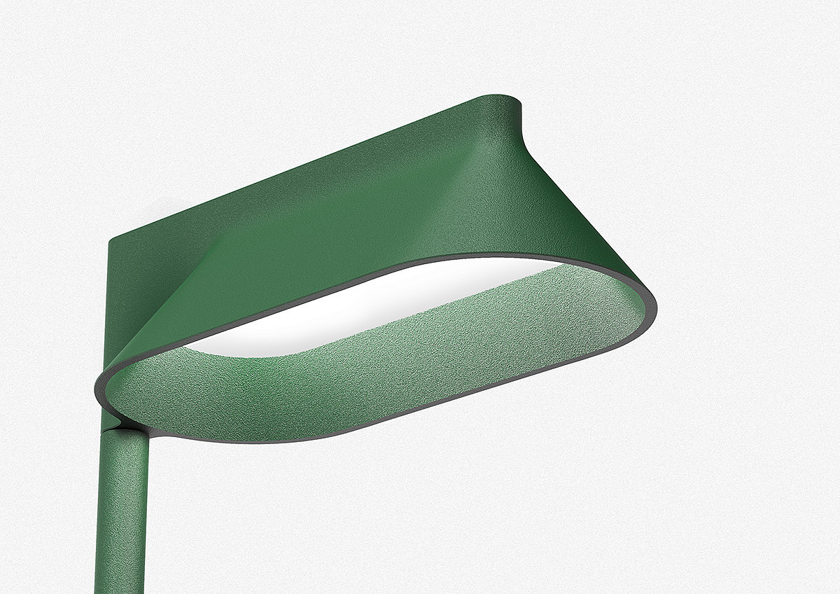 green，Desk lamp，ROOF，