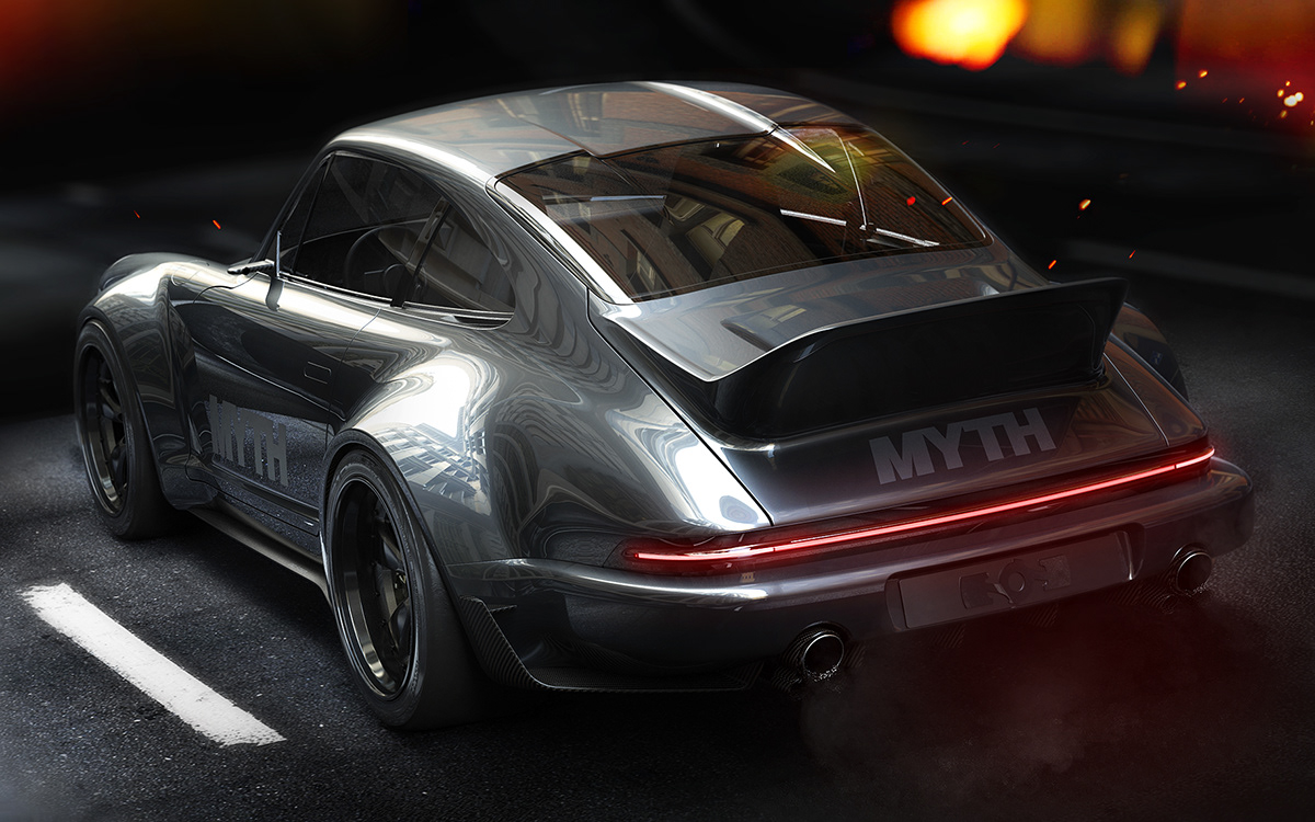 black，Automobile design，Porsche 911，