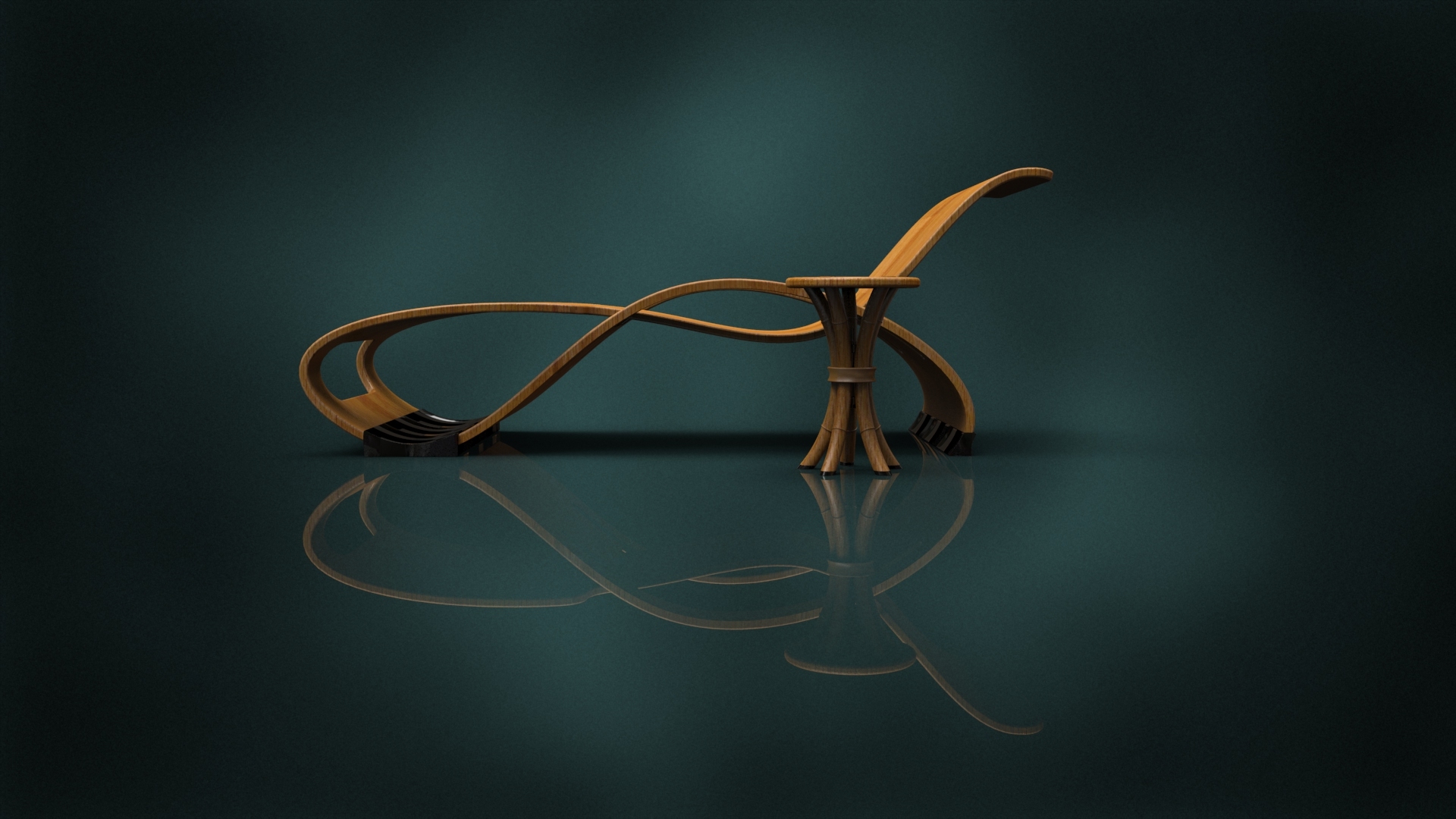 Bamboo and wood，Simplicity，streamline，