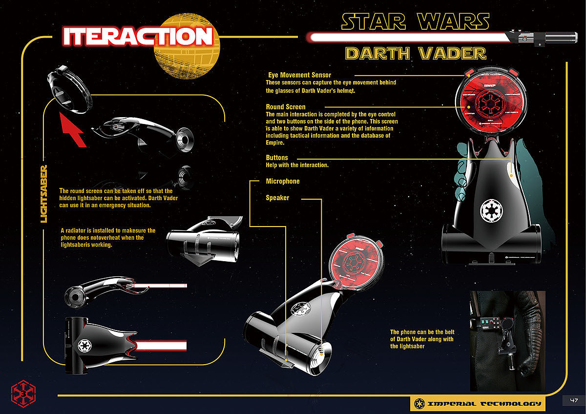 Star Wars，darth vader ，Concept mobile phone，mobile phone，