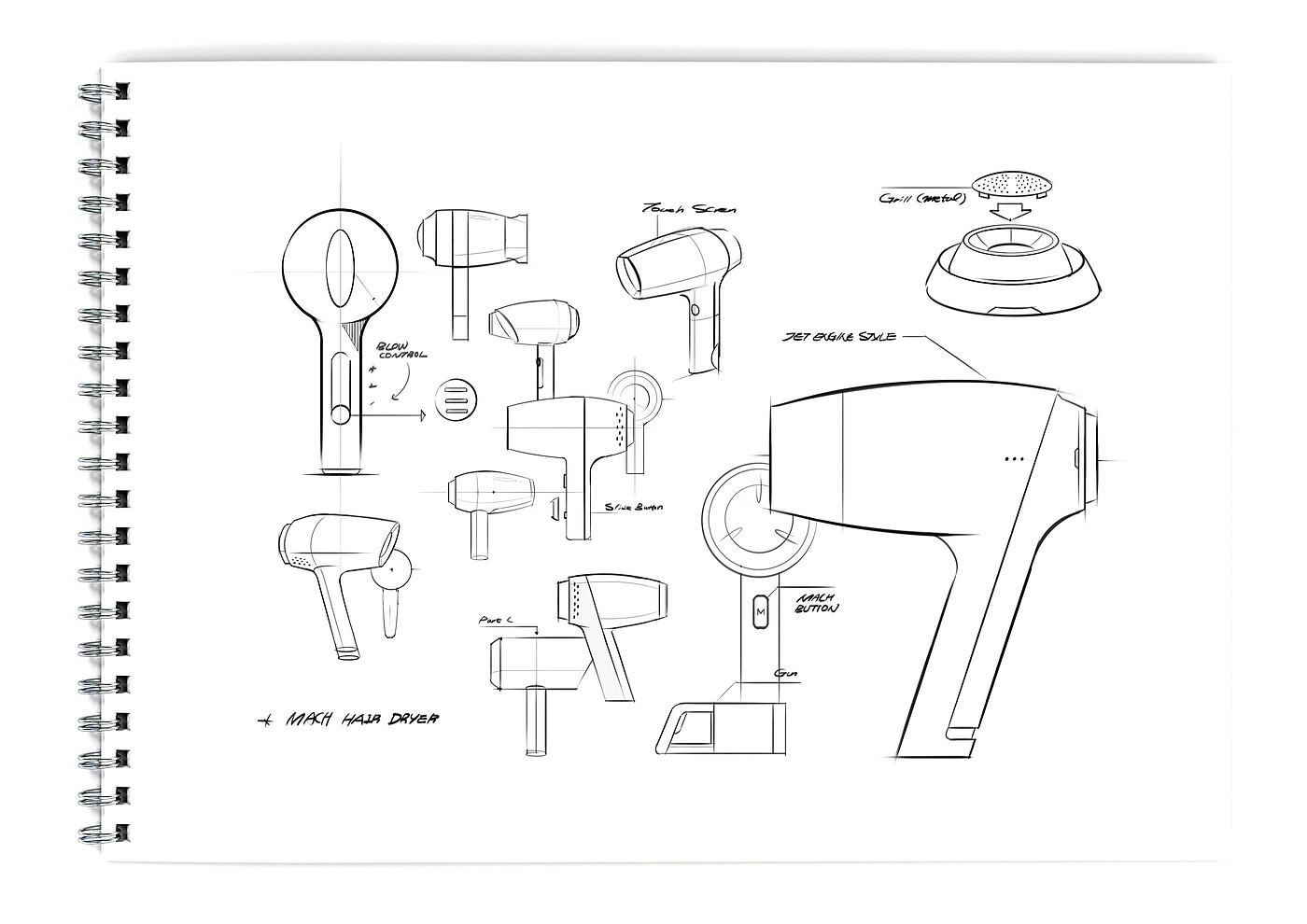 Jet，hair drier，MACH，