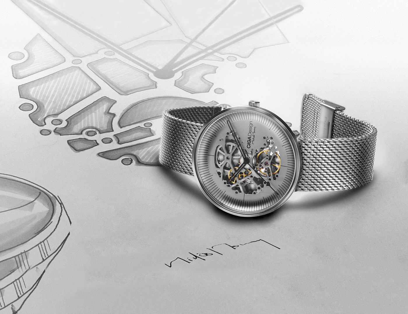 Mechanical watch，Xi Jia，CIGADesign，Chinese original masterpiece，