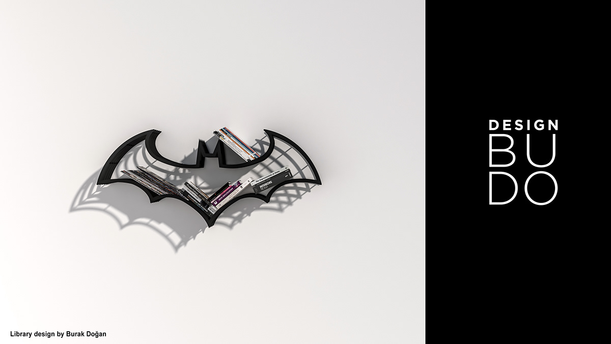 Iron Batman，bookshelf，Metal，