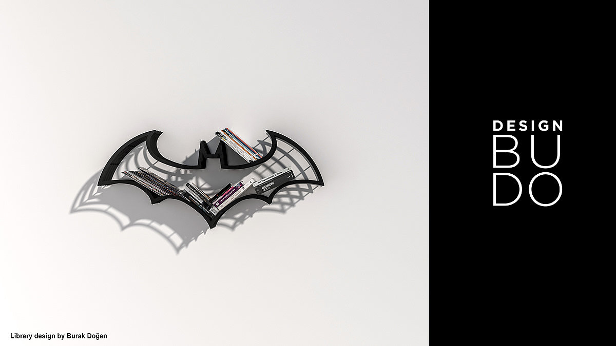 Iron Batman，bookshelf，Metal，