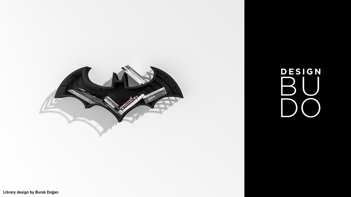 Iron Batman，bookshelf，Metal，