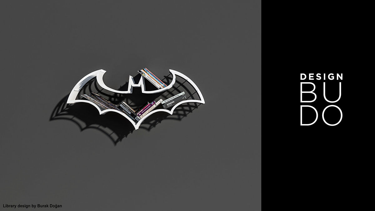 Iron Batman，bookshelf，Metal，