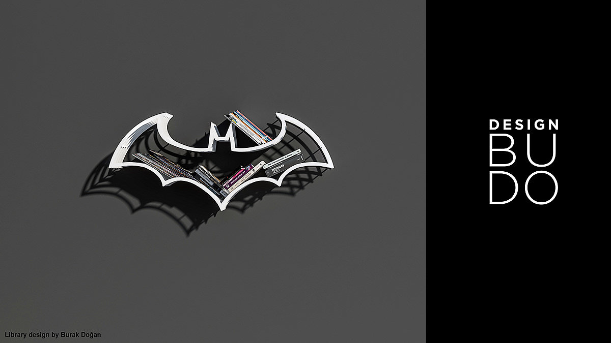 Iron Batman，bookshelf，Metal，