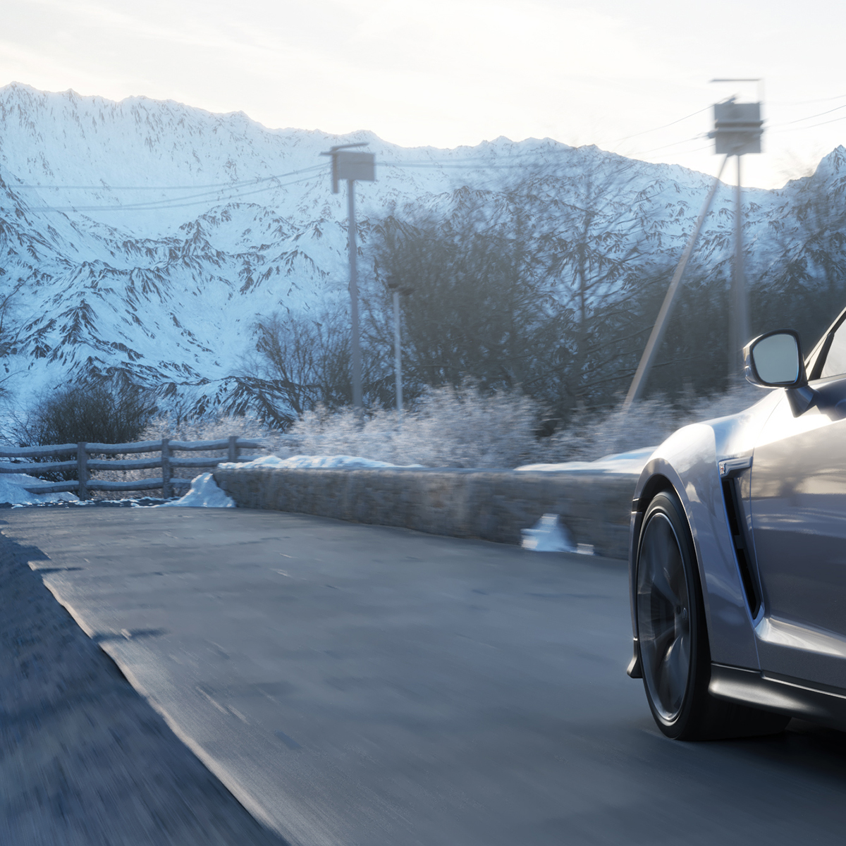 Nissan GT-R，Automobile design，grey，