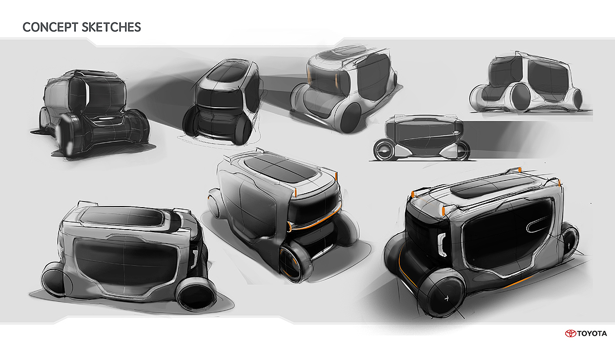 toyota，Automobile design，conceptual design，