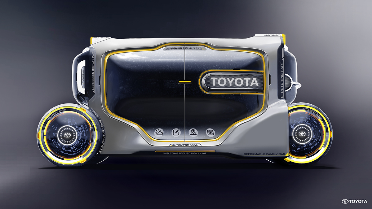 toyota，Automobile design，conceptual design，