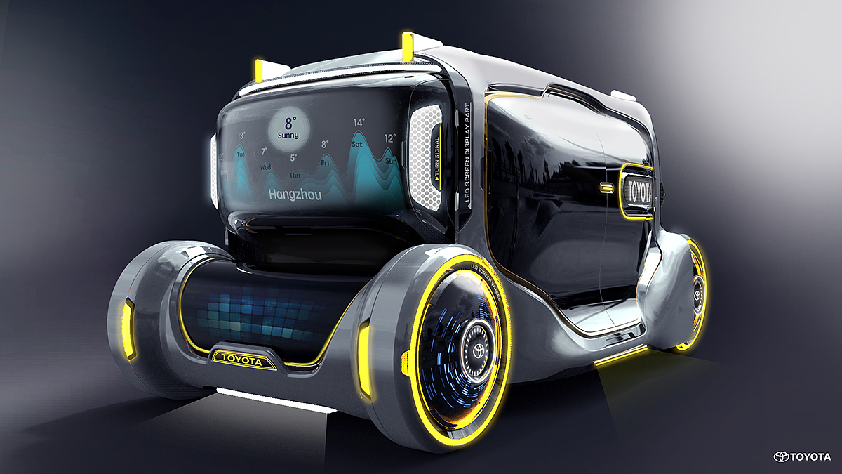 toyota，Automobile design，conceptual design，