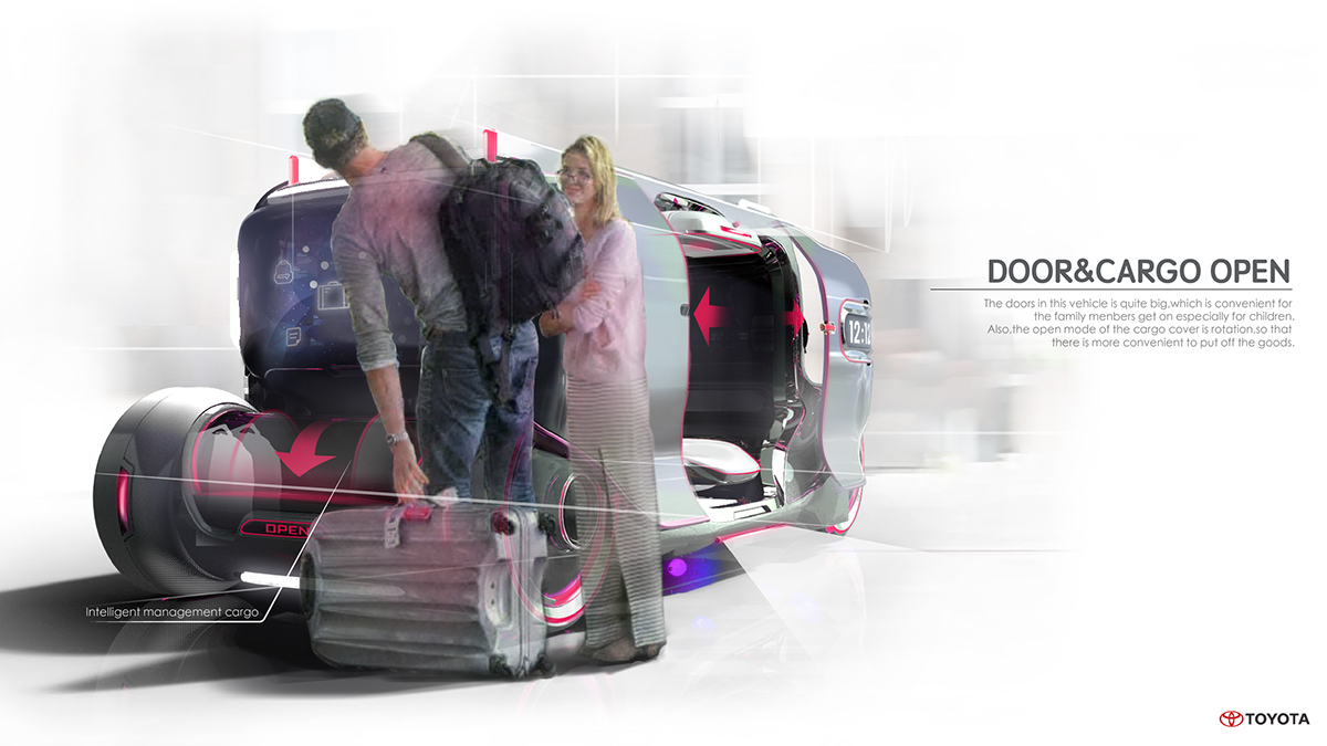 toyota，Automobile design，conceptual design，