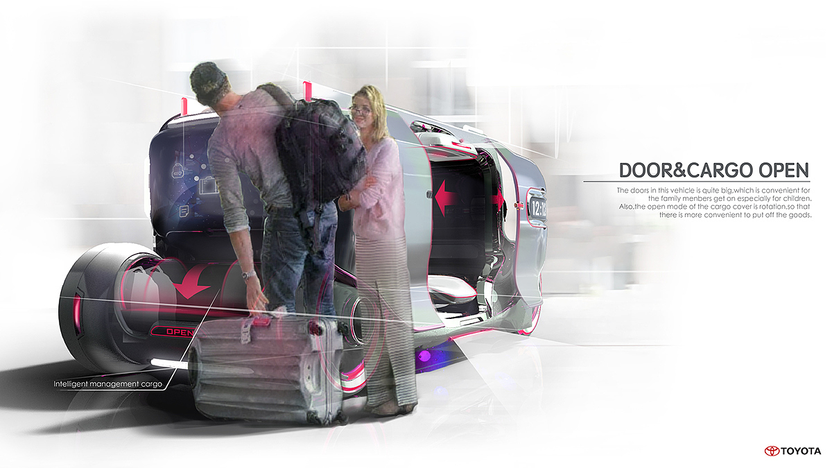 toyota，Automobile design，conceptual design，