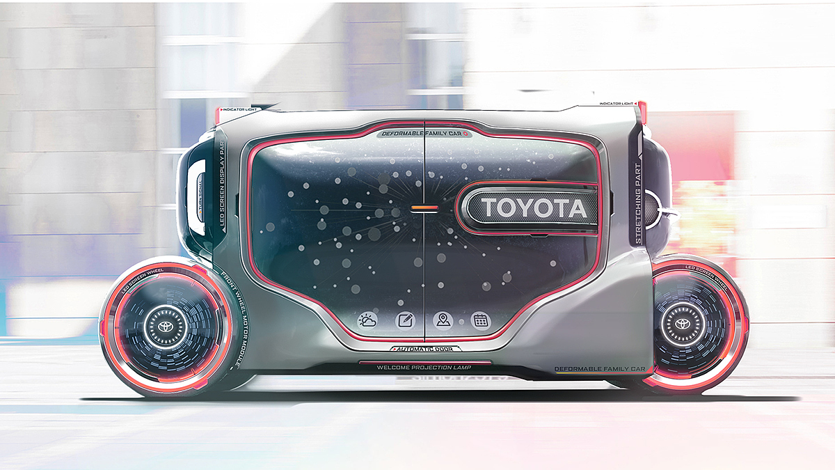 toyota，Automobile design，conceptual design，