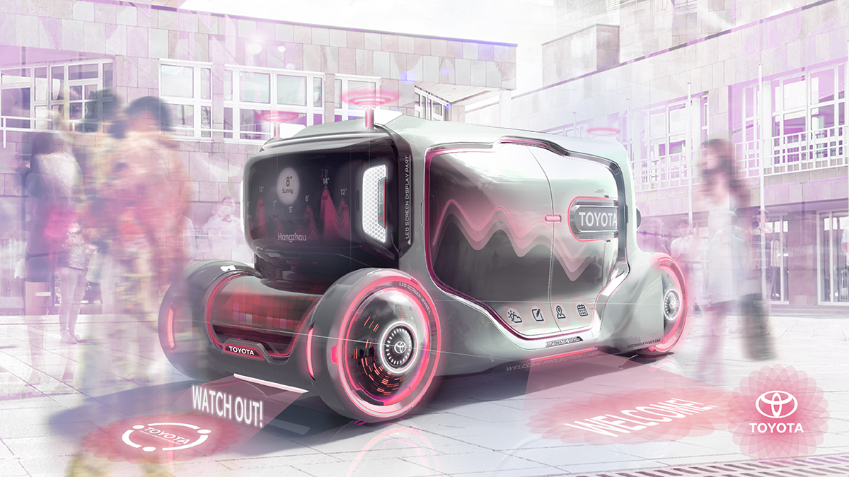 toyota，Automobile design，conceptual design，