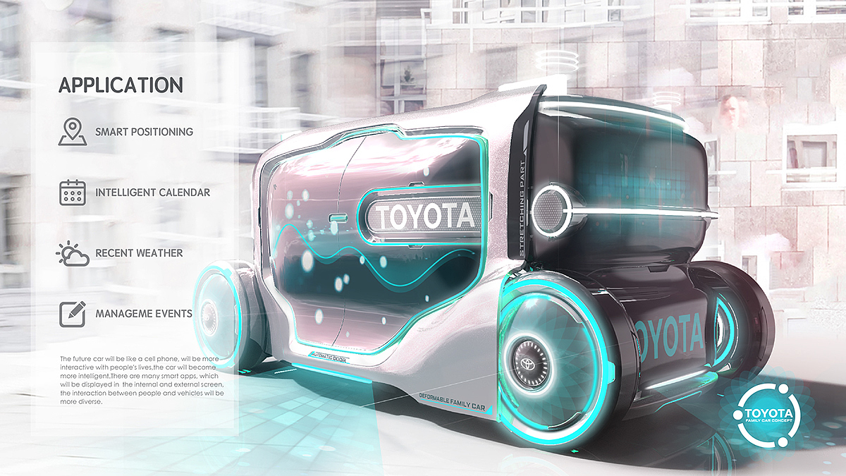 toyota，Automobile design，conceptual design，