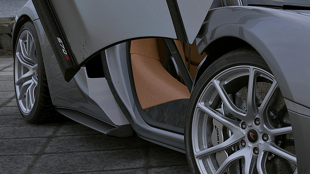 McLaren 570S，Automobile design，Metal，