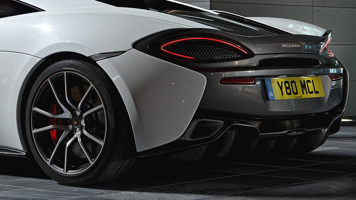 McLaren 570S，Automobile design，Metal，