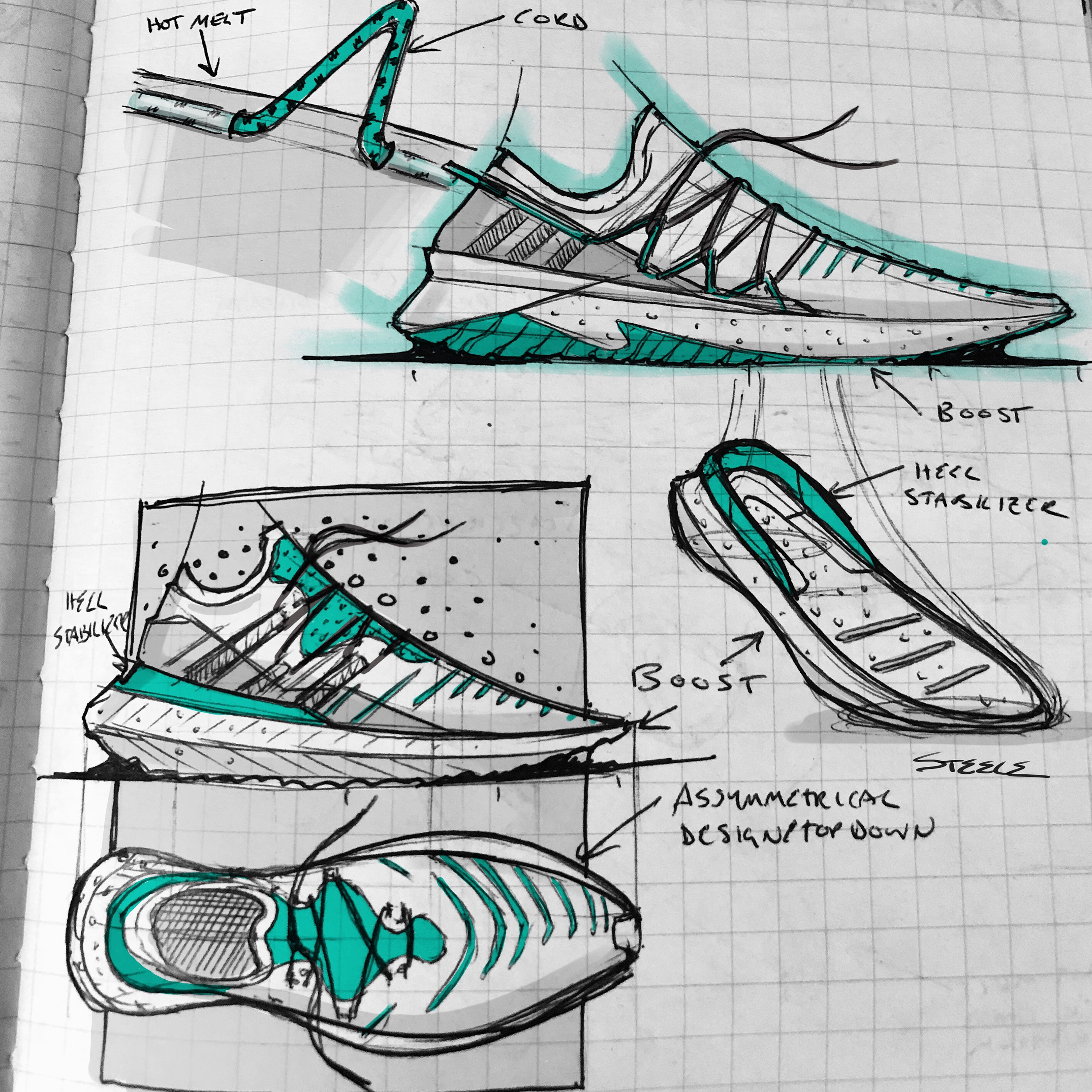 Choir Steele，two thousand and eighteen，Hand drawn，