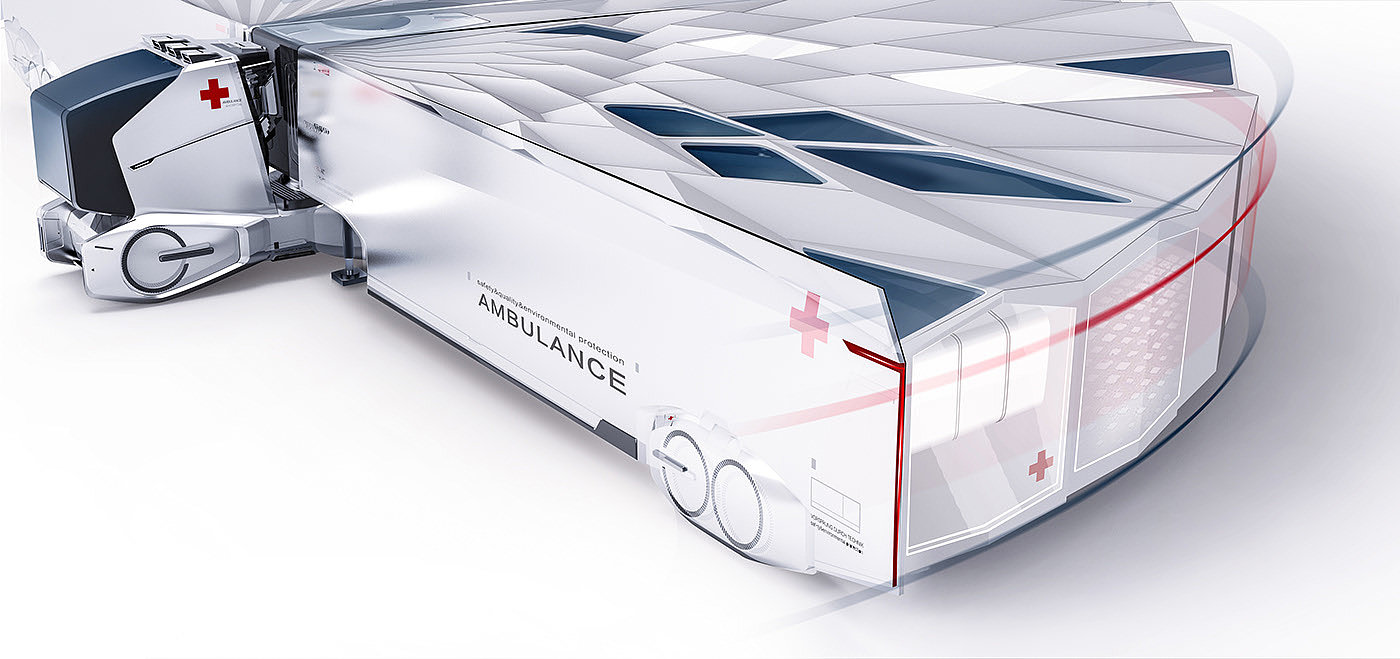 HUI HUI，medical care，white，ambulance，China，