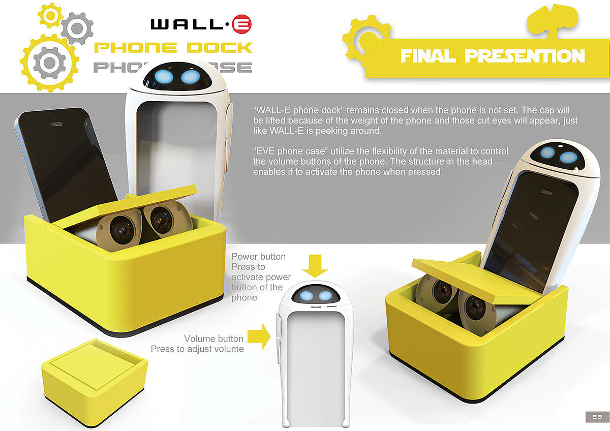 wall-e，手机支架，手机壳，机器人瓦力，