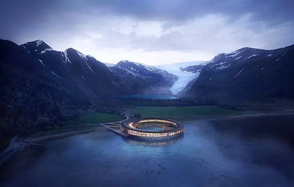Norway，Fan，Svart Hotel，Snow cap，Oslo Opera House ，