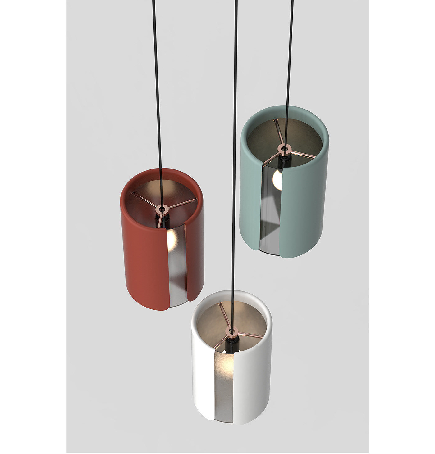 Neetica Pande，Lighting，lighting，Sleeve，a chandelier，Minimalist，Glass，