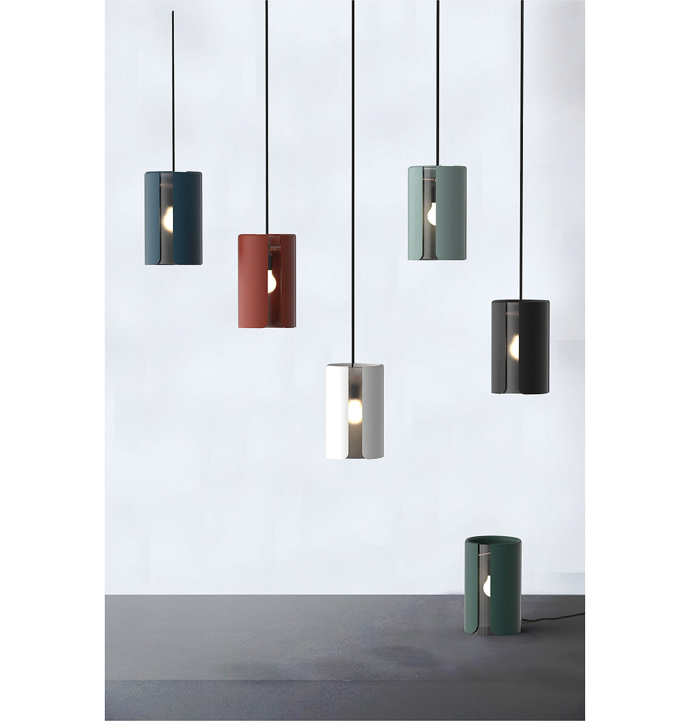 Neetica Pande，Lighting，lighting，Sleeve，a chandelier，Minimalist，Glass，