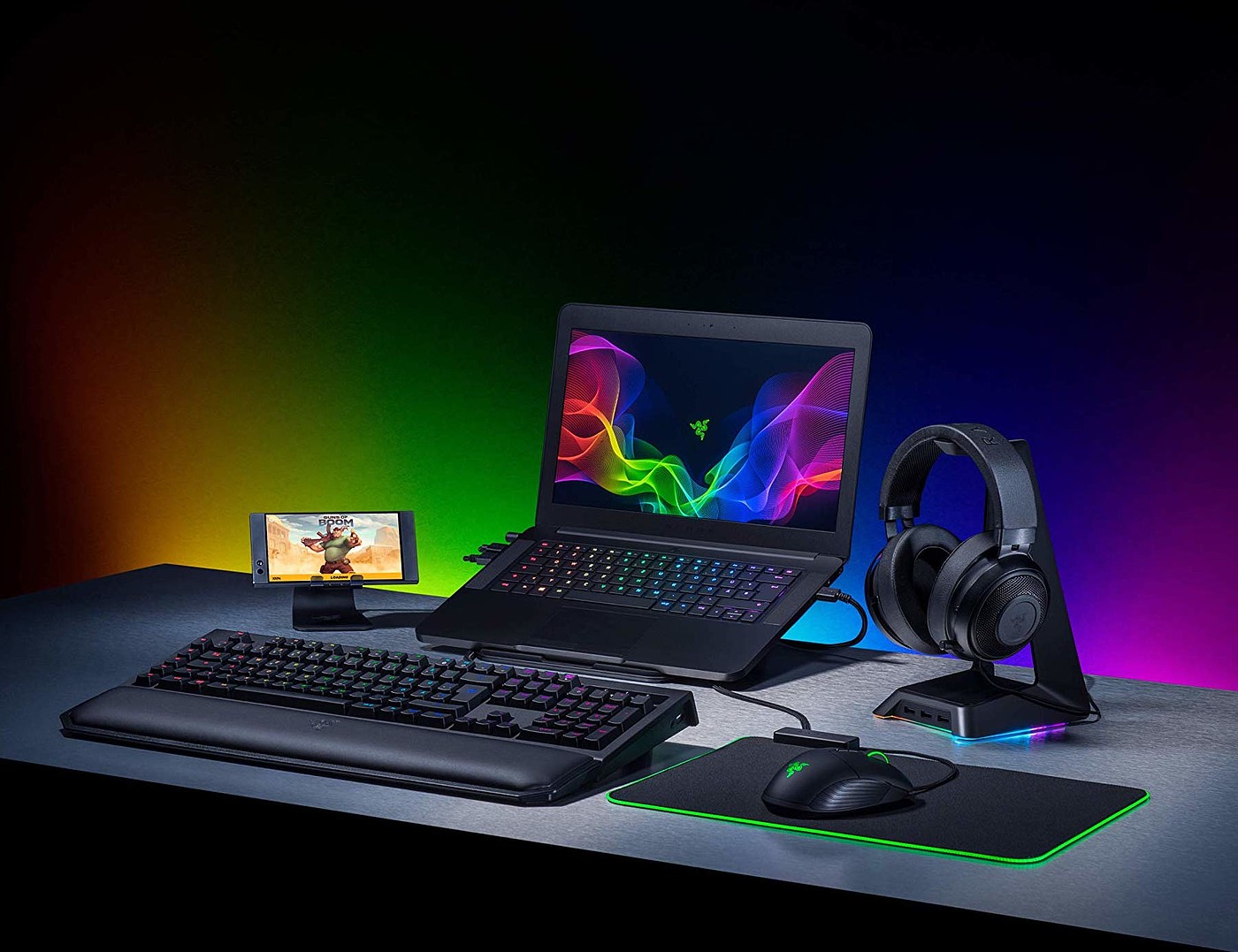 雷蛇，razer，耳机架，电竞，游戏，