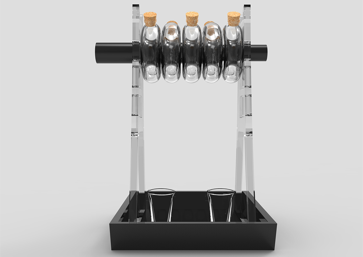 oblique，decanter ，Glass，