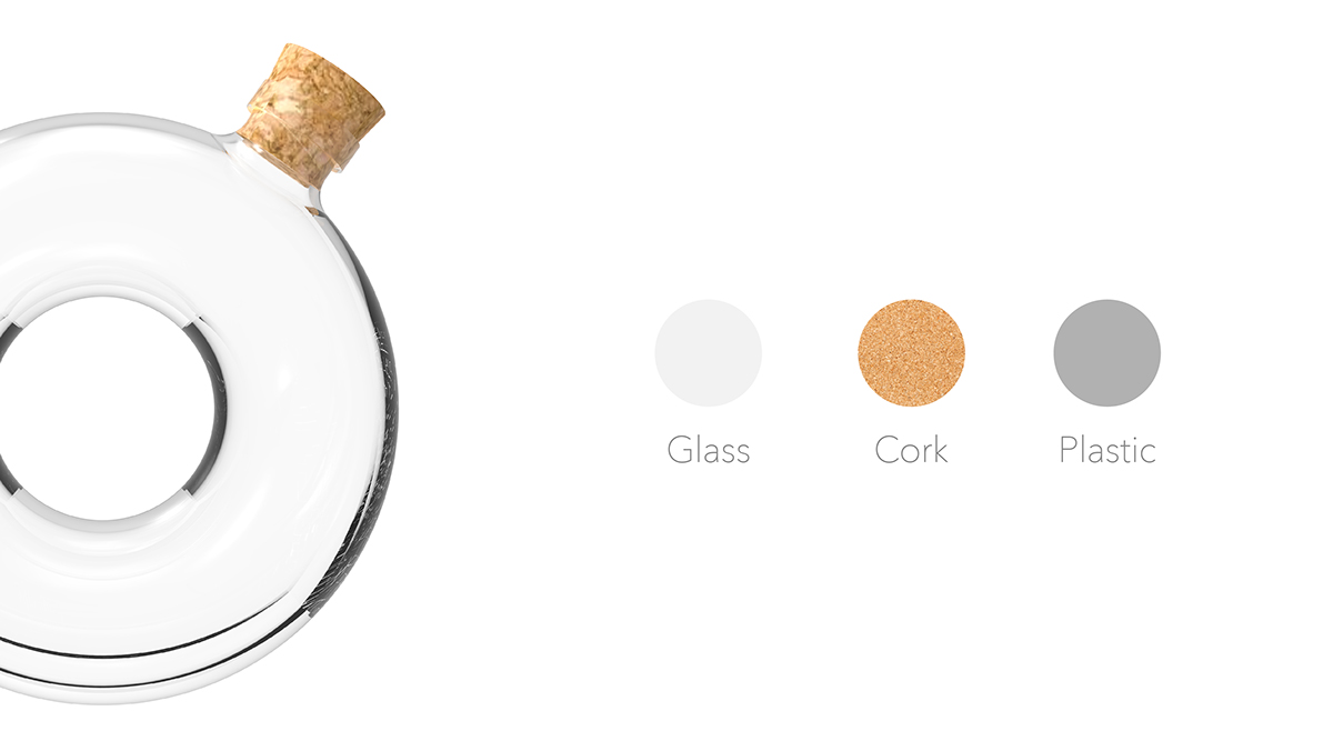 oblique，decanter ，Glass，