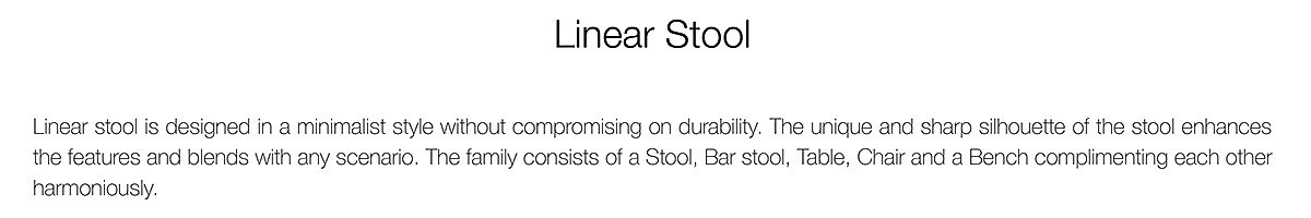 Linear，Outdoor furniture，Metal，