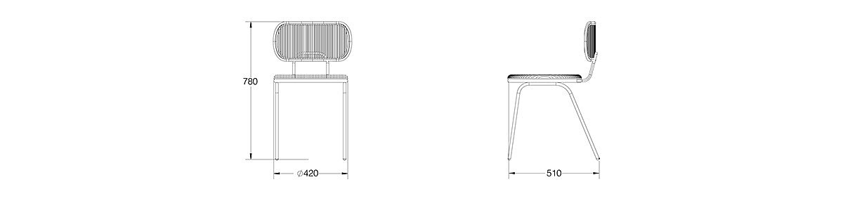 Linear，户外家具，金属，