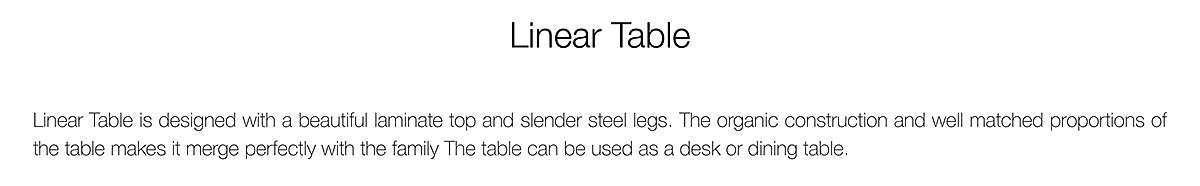 Linear，户外家具，金属，