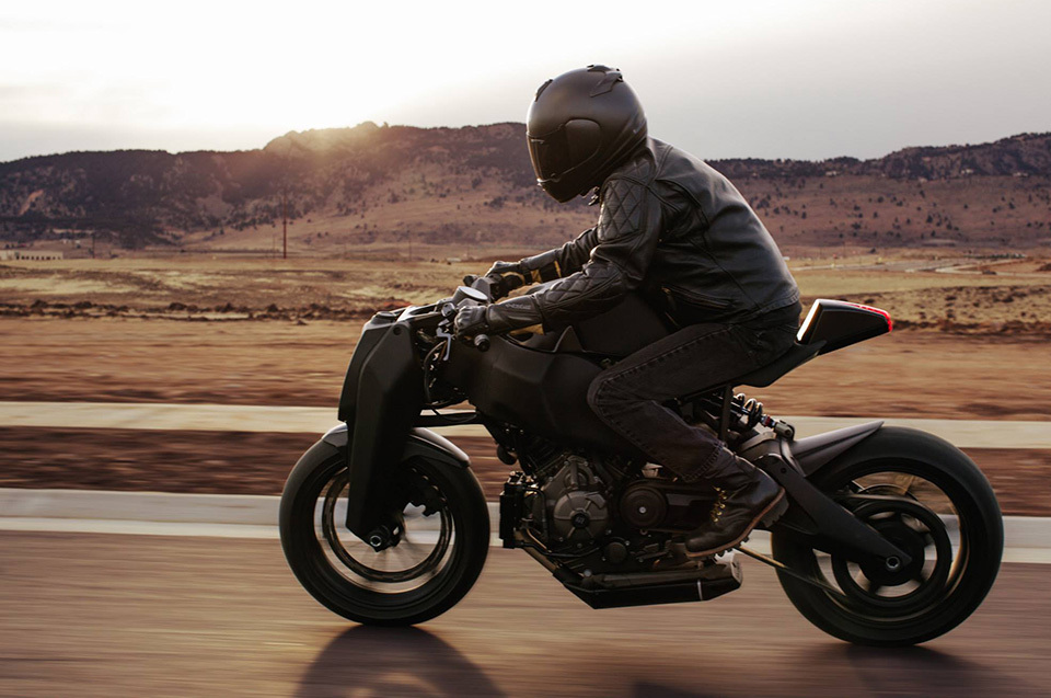 浪人47极具未来感的magpul限量战术摩托车