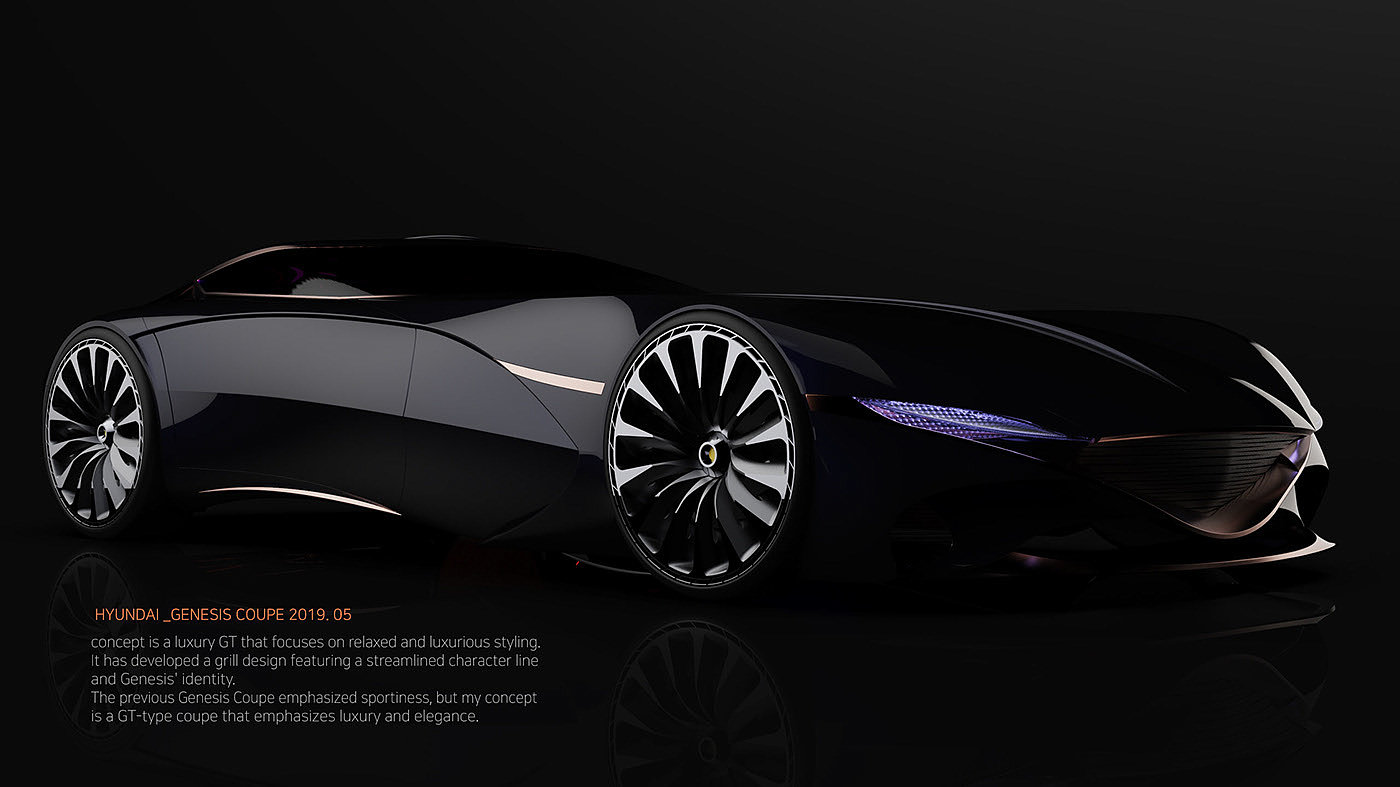 Huigyu Kim，automobile，Sports car，concept，Genesis，