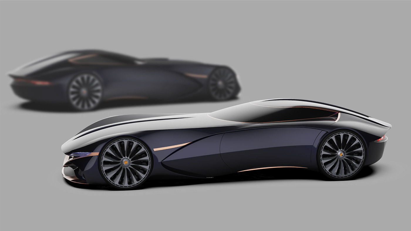 Huigyu Kim，automobile，Sports car，concept，Genesis，