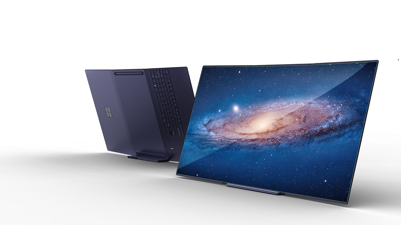 computer，Pen electricity，black，Microsoft，Surface Book，Huigyu Kim，