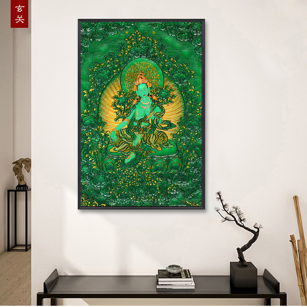 MICAHSO，Extraordinary Thangka，Inspirational Art，Colorful jade，