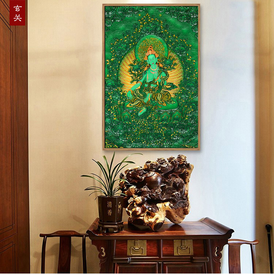 MICAHSO，Extraordinary Thangka，Inspirational Art，Colorful jade，