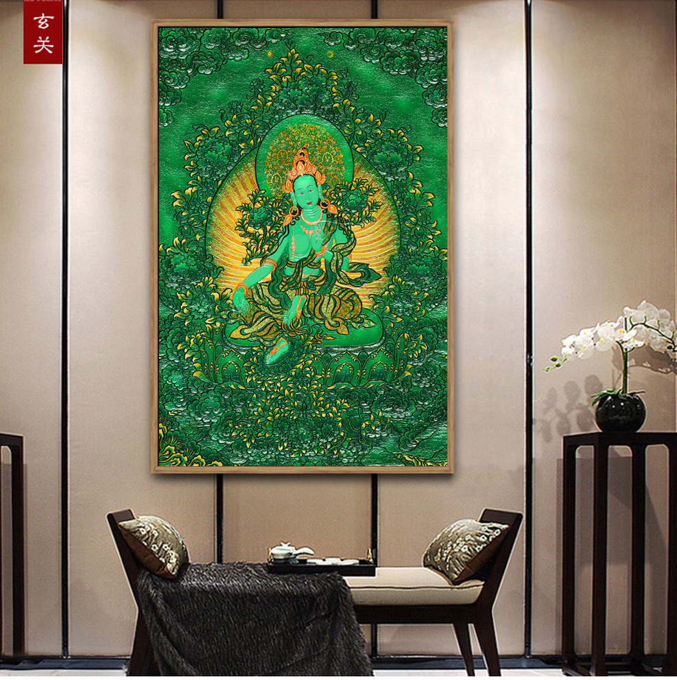 MICAHSO，Extraordinary Thangka，Inspirational Art，Colorful jade，